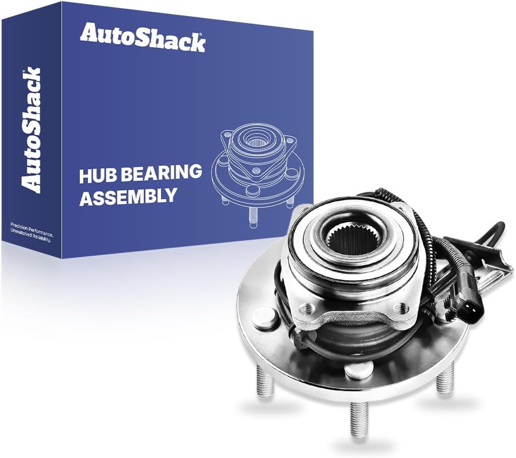 AutoShack Rear Wheel Hub Bearing Assembly Left or Right with ABS Replacement for 2008-2011 Dodge Grand Caravan 2008-2011 Chrysler Town & Country 2009-2011 Volkswagen Routan 1-PC