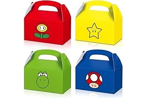 BCHOCKS Party Favor Mario Bros Party Decoration Birthday Party Supplies Candy Boxes...