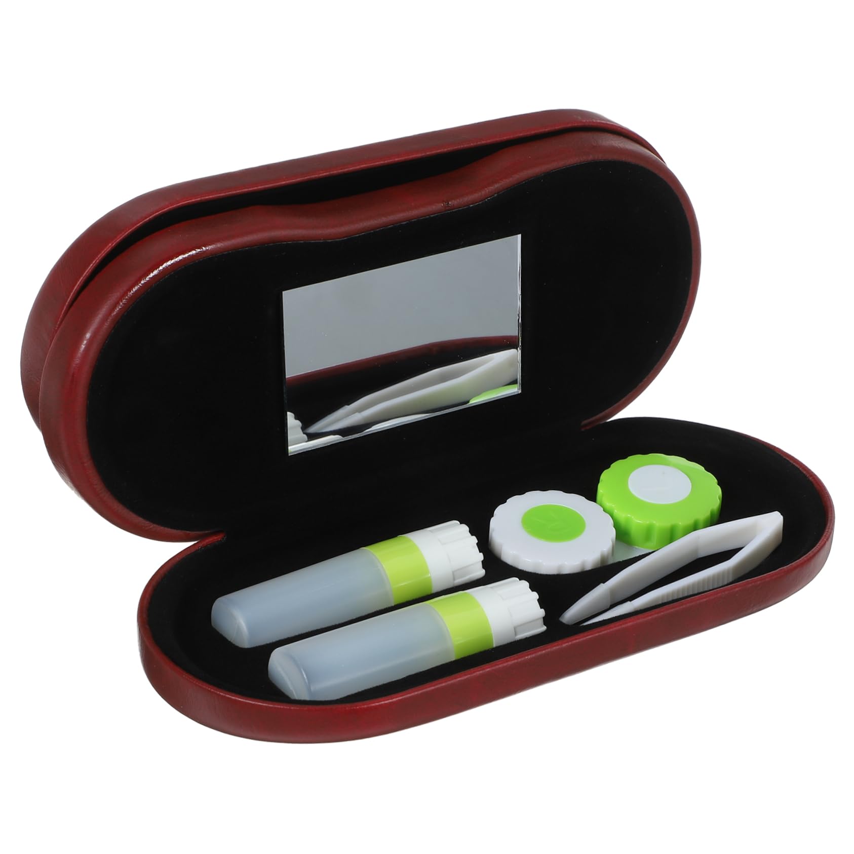PACKOVE 5juegos Estuche De Gafas Profesional y Estuche De Diseño Portátil De Doble para y Elegante