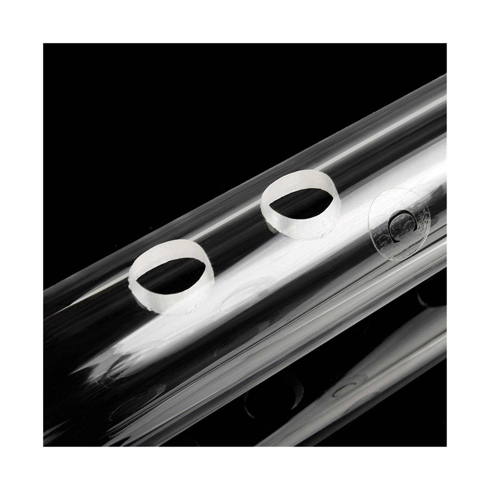 Amazon | 透明ノンクラックフルートCキー6穴楽器フルート楽器