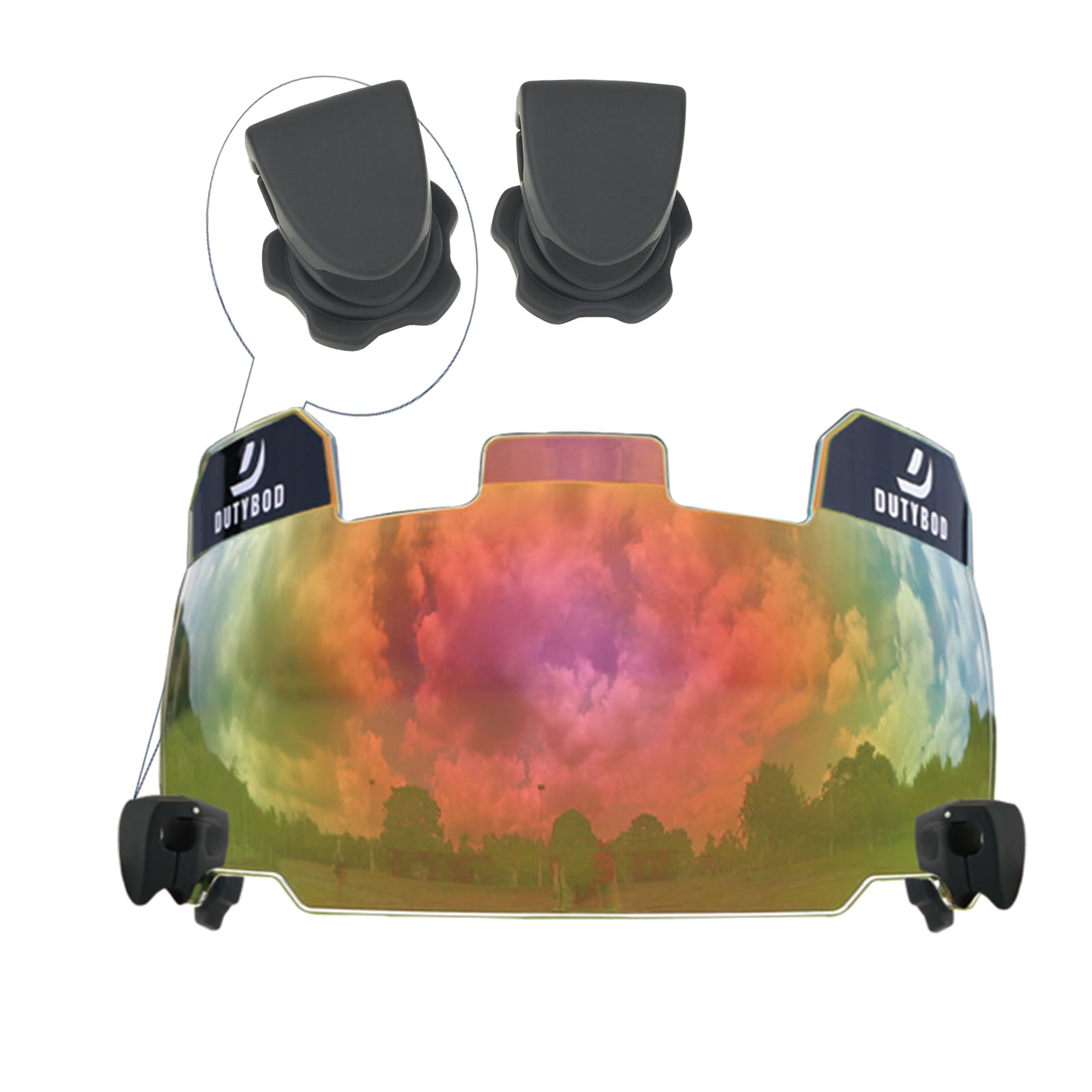 Football Visor, Clear Football Helmet Visor, Football Shield, Fits Youth and Adult Football Helmets