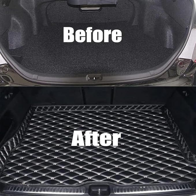 Tapis Coffre Voiture pour Jaecoo J5 5 E5 EV 2025, Anti Rayures Lavable Tapis de Couverture, Facile à Nettoyer Coussin IntéRieur Accessoires,Black