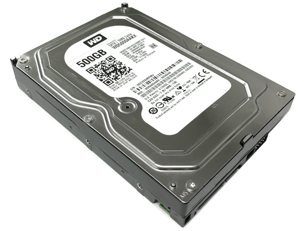 Western Digital Caviar Blue WD5000AAKX 500GB 7200RPM 16MB Cache SATA 6 0Gb s 3 5in Internal Hard Drive
