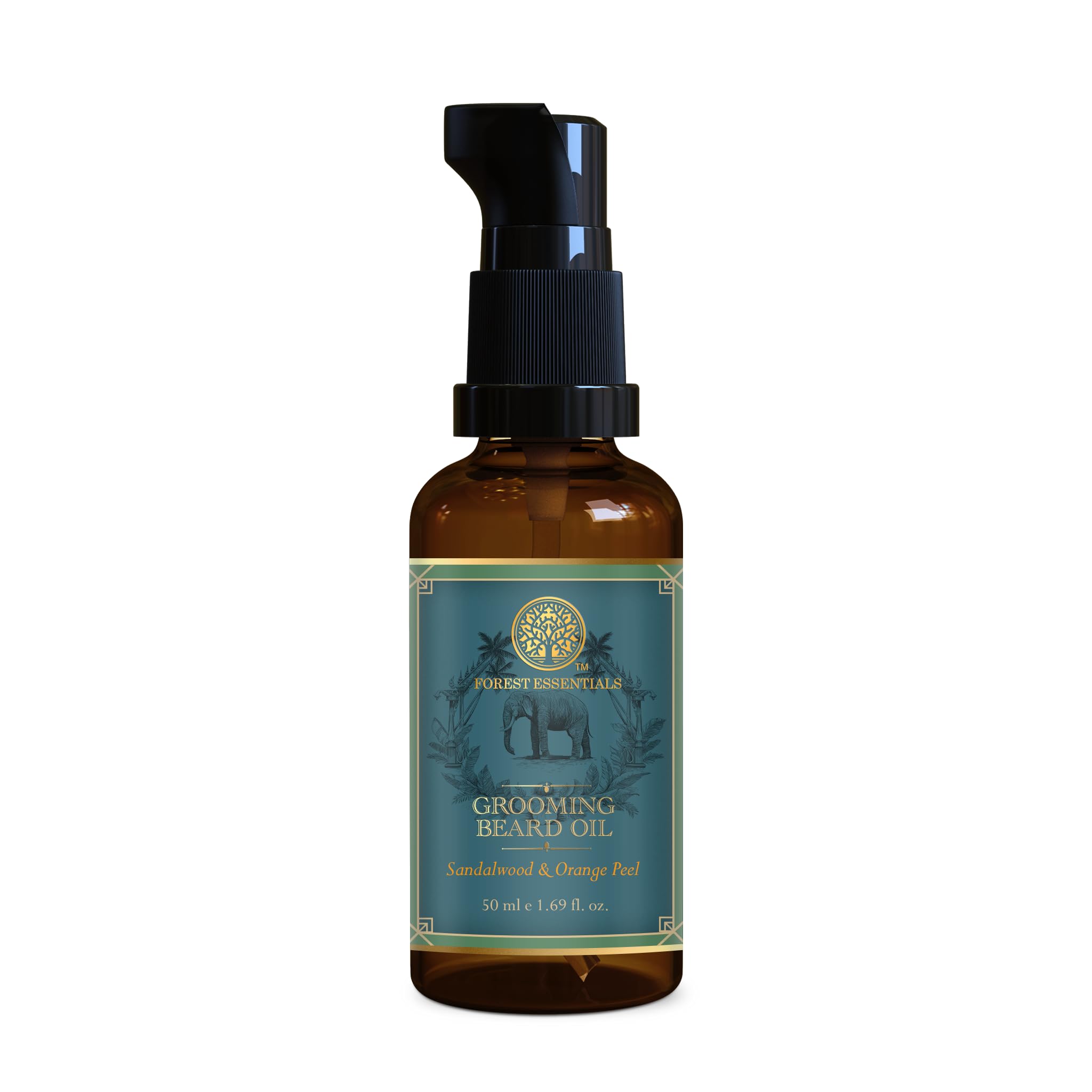 Forest EssentialsGrooming Beard Oil | Light, Non Sticky, Natural Beard Growth Oil | For Daily Use | With Neem