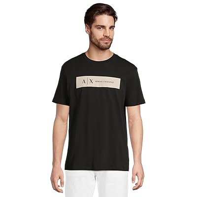 Armani Exchange Box Chest Logo T shirt Men