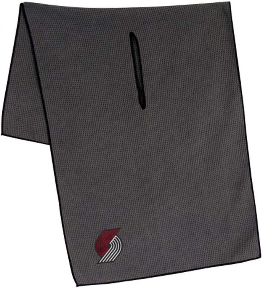 Team Effort NBA 19"x41" Grey Microfiber Towel with 8" Center Slit