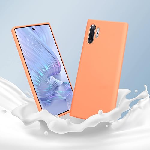 Miniatura 25 de Funda para Galaxy Note 10 Plus, silicona líquida, delgada, suave, TPU, protección de cuerpo completo, a prueba de golpes, para Galaxy Note 10 Plus