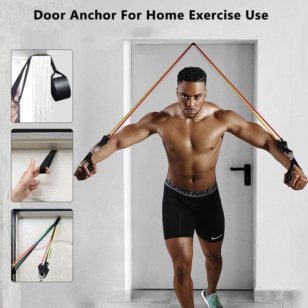 wyewye Resistance Bands, Resistance Bands Set Men, Exercise Bands Resistance Men, up to 100LB - Image 2
