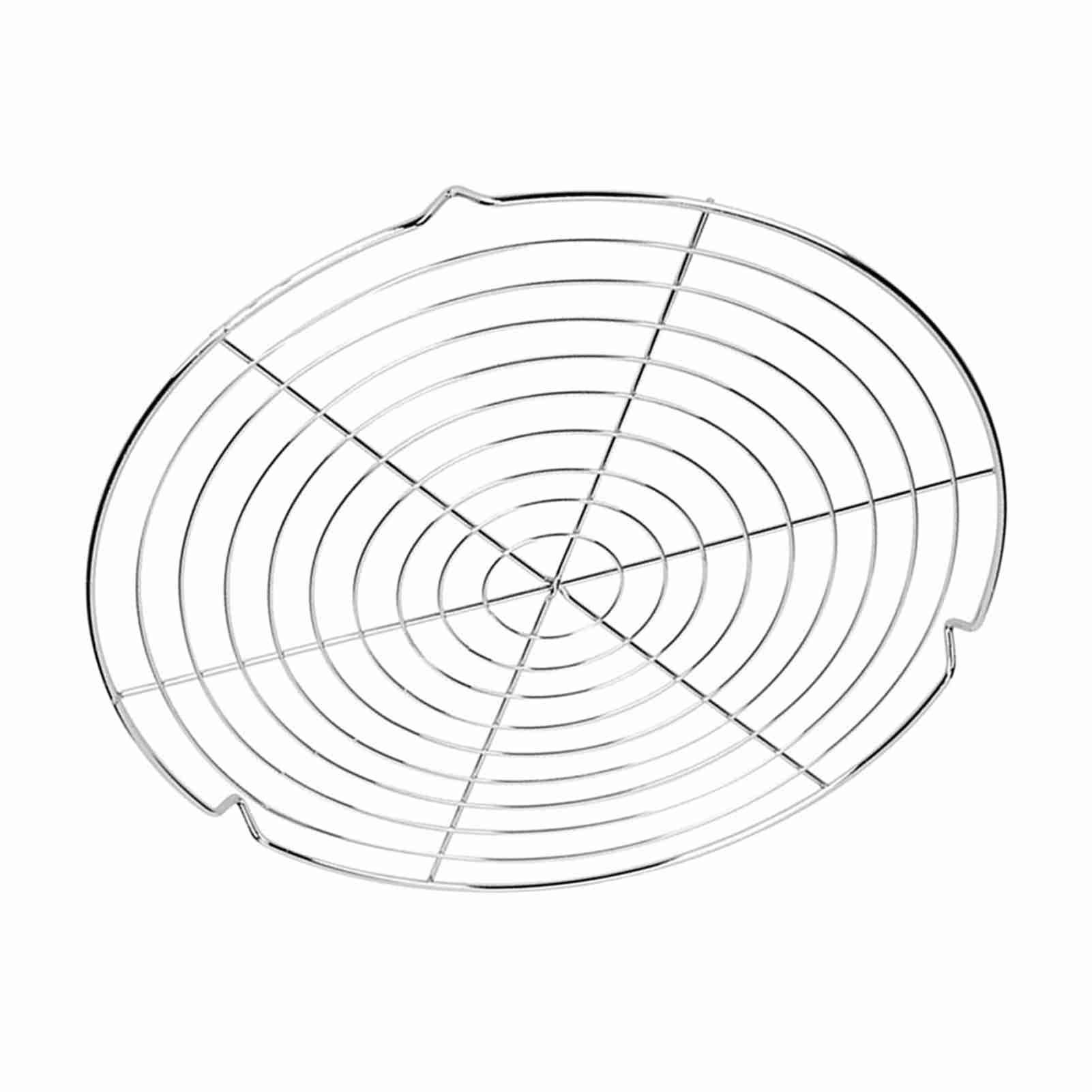 Round BBQ Wire Mesh Grill Net Barbecue Grilled Grid Rack Outdoor Camping Picnic Tool with Stable and Nonstick, Easy to for Barbecue, Outdoor Camping, Picnic