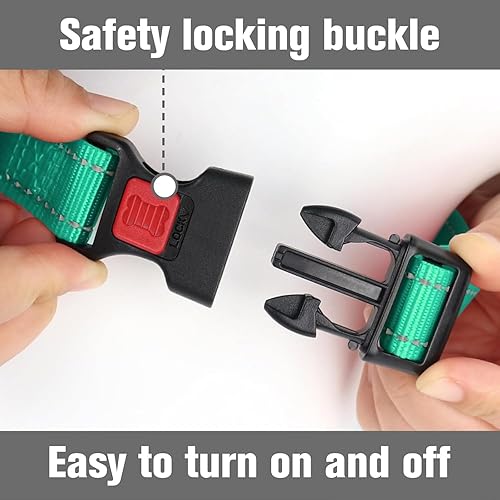Miniatura 8 de Joytale Collar Martingale para perros, collar reflectante resistente para seguridad, hebilla de liberación rápida, collares de nailon ajustables