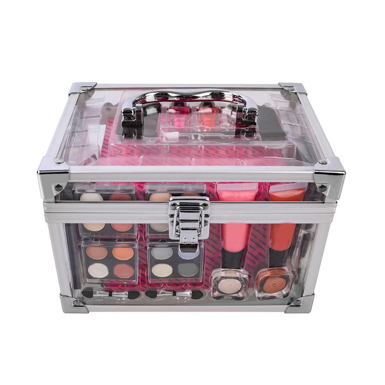 Kit De Débutant Trousse De Scénique Portable | Coffret Avec Fard À Paupières Blush Pinceaux Pour Mariage Halloween