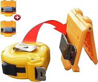 Tape Measure Holder Clip on, Tape Measure Holder Belt, Measuring Tape Holder, Tape Measure Clip, Tape Measure Holder for Belt ( Pack 2)