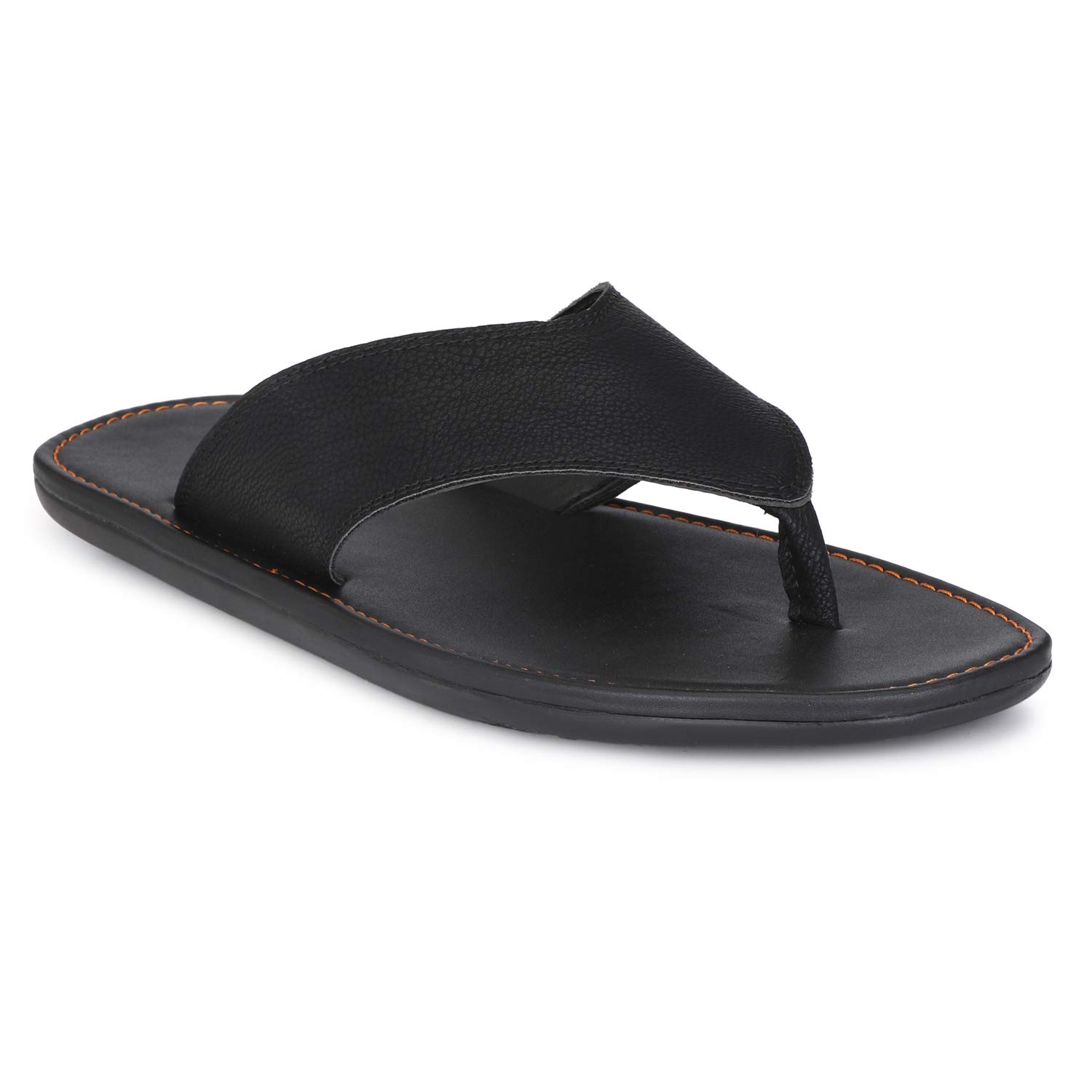 AZZARO BLACK Mens Camel Comfortable & Smart Synthetic Leather Slip on Slipper 7 UK/IND (B08H2F4HFL) Amazon Price History, Amazon Price Tracker