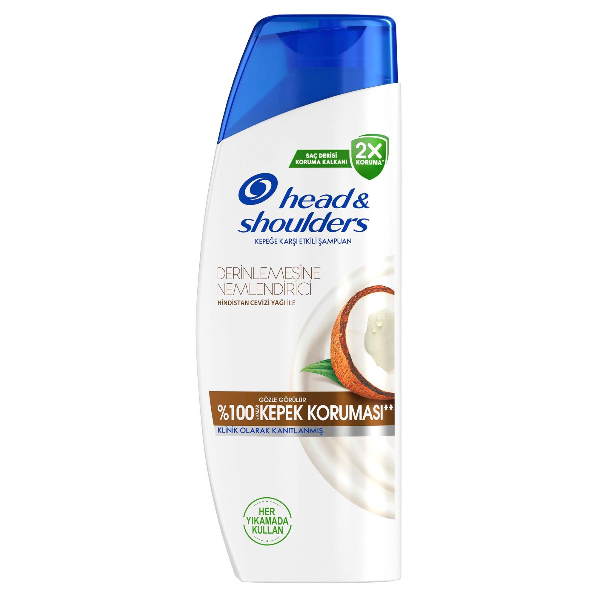 Head & Shoulders Derin Nemlendirici Kepek Hindistan Cevizi Yağlı Günlük Kullanım 330ML Şampuanı