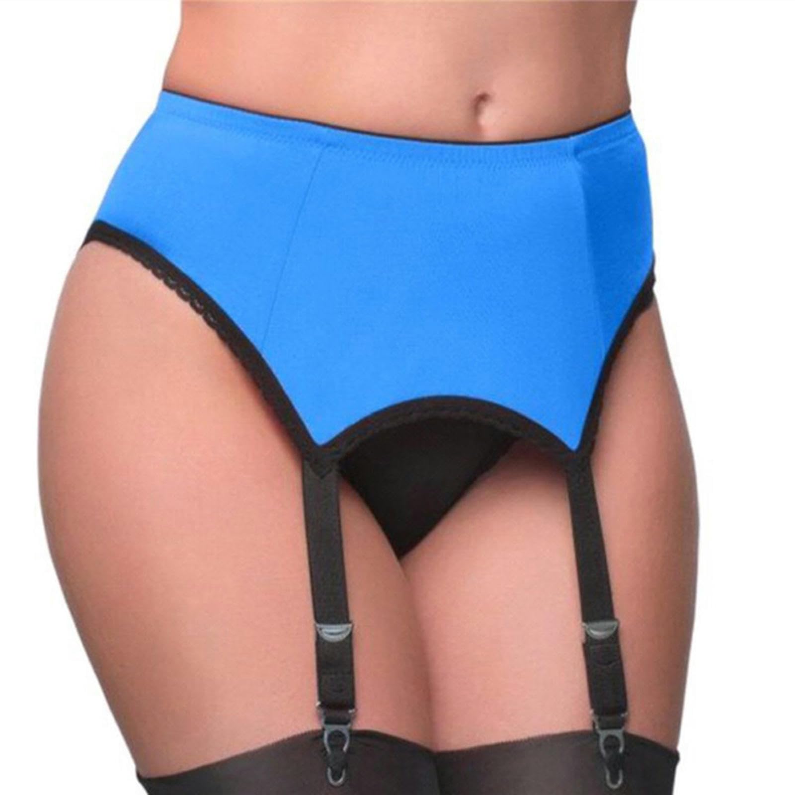 VOIV Vintage Garter Belt Stockings Retro High Waist Suspender 4 Straps Sexy Lingerie 5 Colors