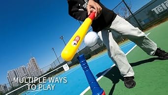 Amazon.com: TEMI 2 in 1 Tee Ball Set for Kids 3-8, Kids