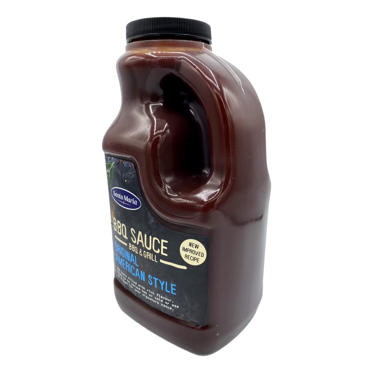 Santa Maria Salsa Barbacoa Dulce y Ahumado Condimento para Carnes BBQ Estilo Americano 2575 g