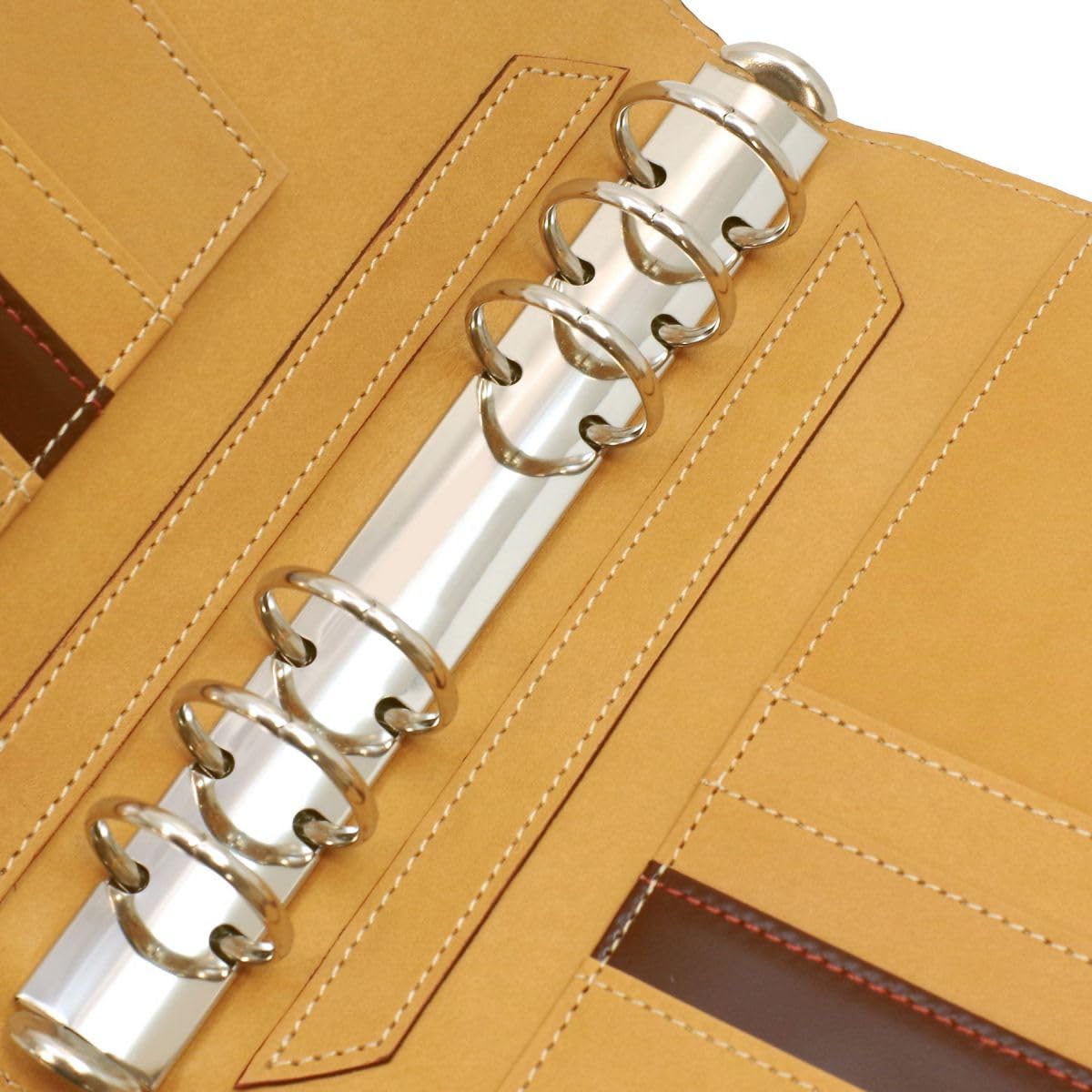 Amazon.co.jp: バイブルサイズ システム手帳 コードバン リング径25mm