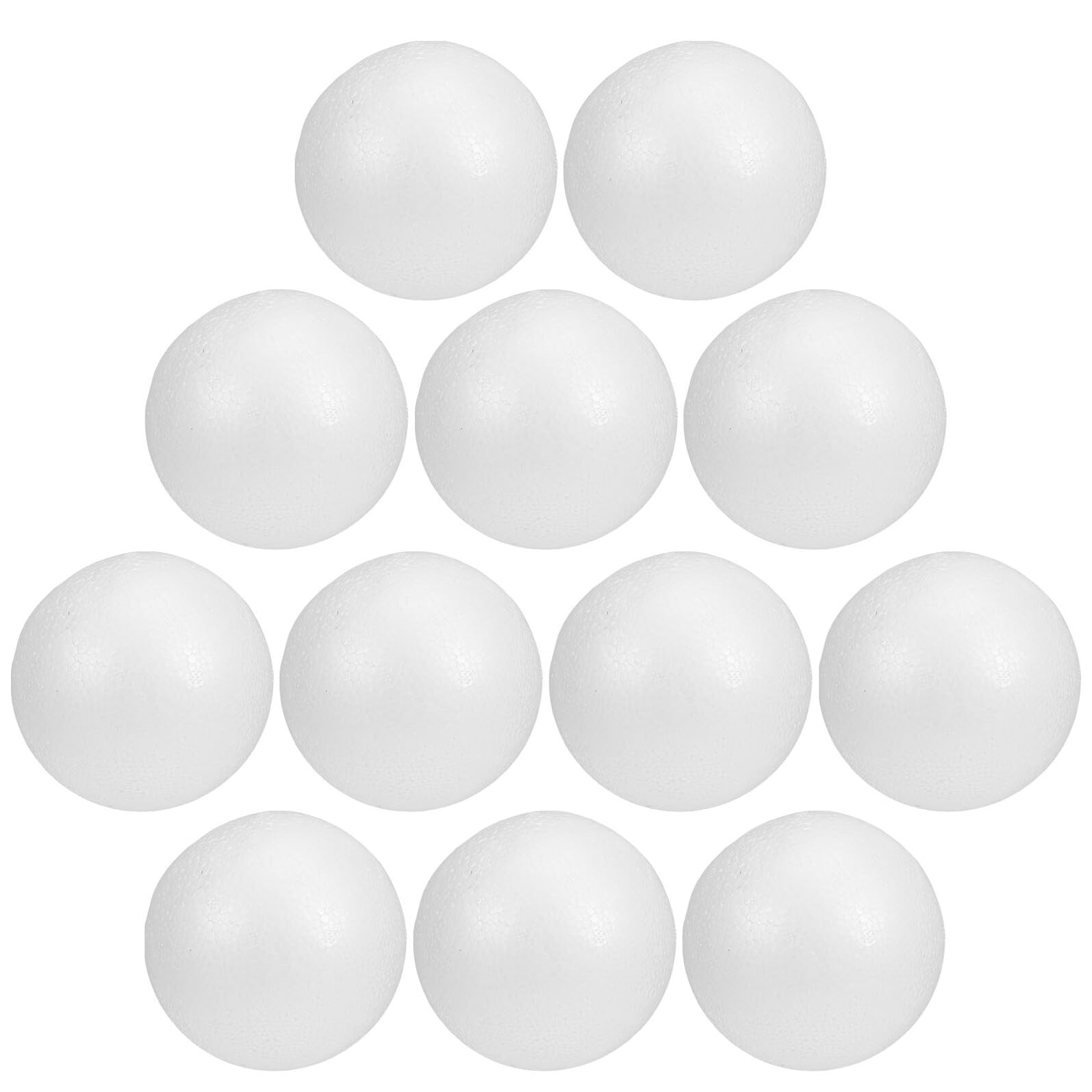 Boules en mousse polystyrène 10 cm pour décorations de Noël et projets scolaires DIY