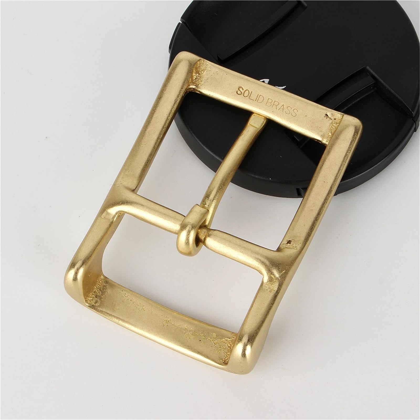12 pcs Solid Brass 40mm Belt Buckle para Cinturones | Men's Waistband Head Single Pin Buckle For Leather Craft Belt Parts Webbing DIY Leather