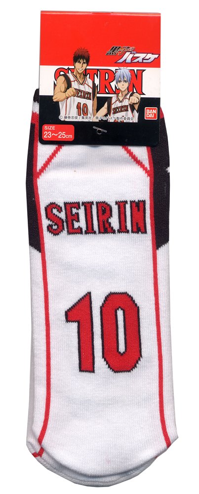 Amazon.co.jp: 黒子のバスケ ユニフォームデザイン スクールソックス