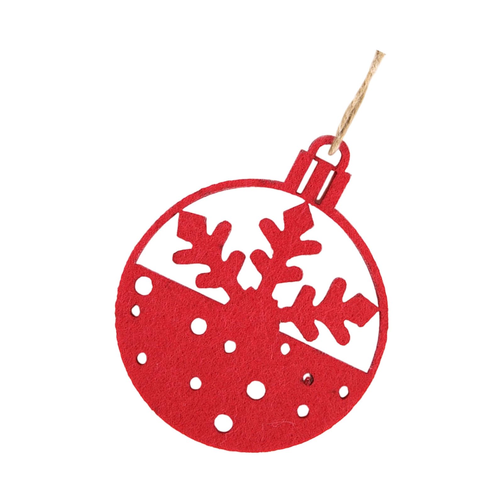 Yhplxyuus 10 Piece Soft Felt Gingerbreads Decorations Christmas Tree Hanging Ornament Safe for Kids Holiday Homes Decoration Efficient Christmas Felt Hanging Decors