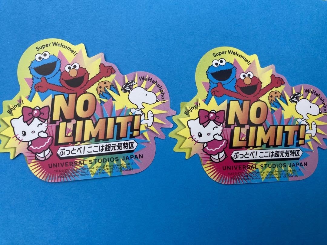 usj LOVEHASNOLIMIT エルモ XL サイズ シール21枚つき usj