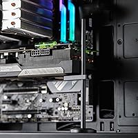 Vista 2 de JOYJOM Soporte de GPU: Soporte de aluminio ajustable para GPU anti hundimiento, soporte para tarjeta gráfica de video, soporte para GPU, soporte