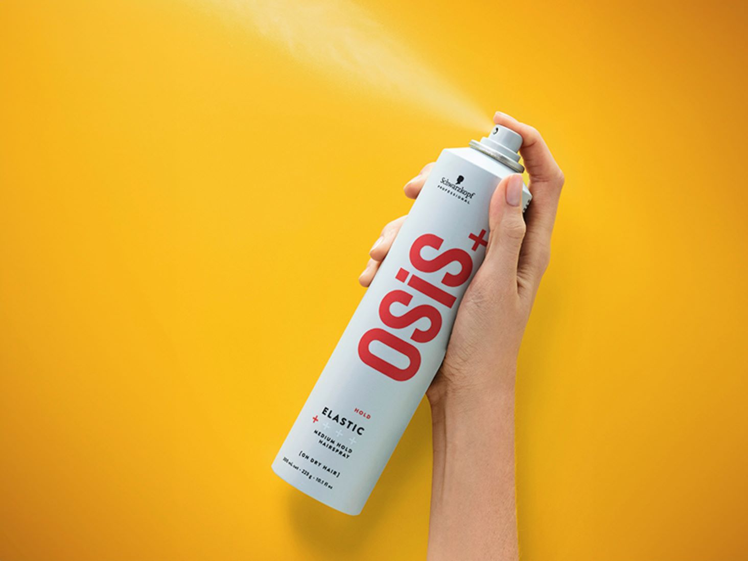 OSiS+ Elastic Hairspray - Light Hold with Heat Protection for All Hair Types