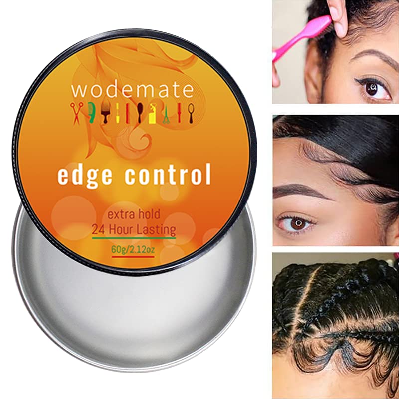 Miniatura 7 de Gel de control de bordes para mujer, fuerte sujeción de borde más suave 24 horas de duración para cabello negro, no graso, sin residuos blancos,