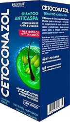 Shampoo Cetoconazol Prevenção Anticaspa Coceira Vermelhidão 100ml Prevent Pharma