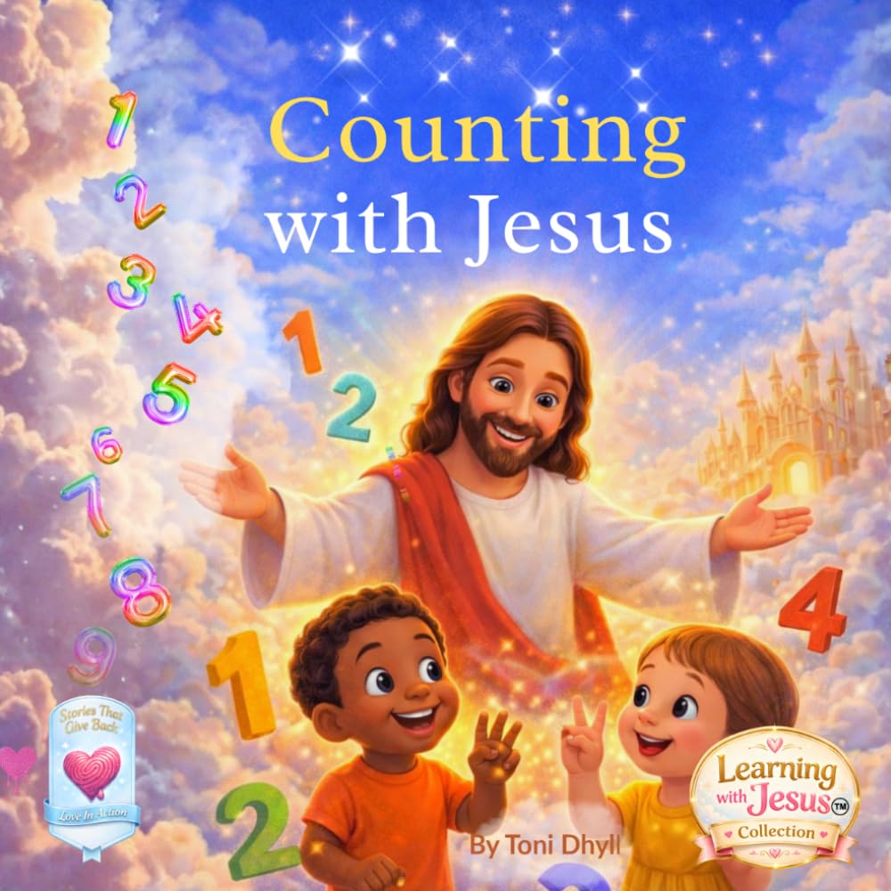 Counting With Jesus: A Christian Counting Book for Toddlers and Preschoolers to Learn Numbers, Patterns, and God’s Order (Learning with Jesus Collection)