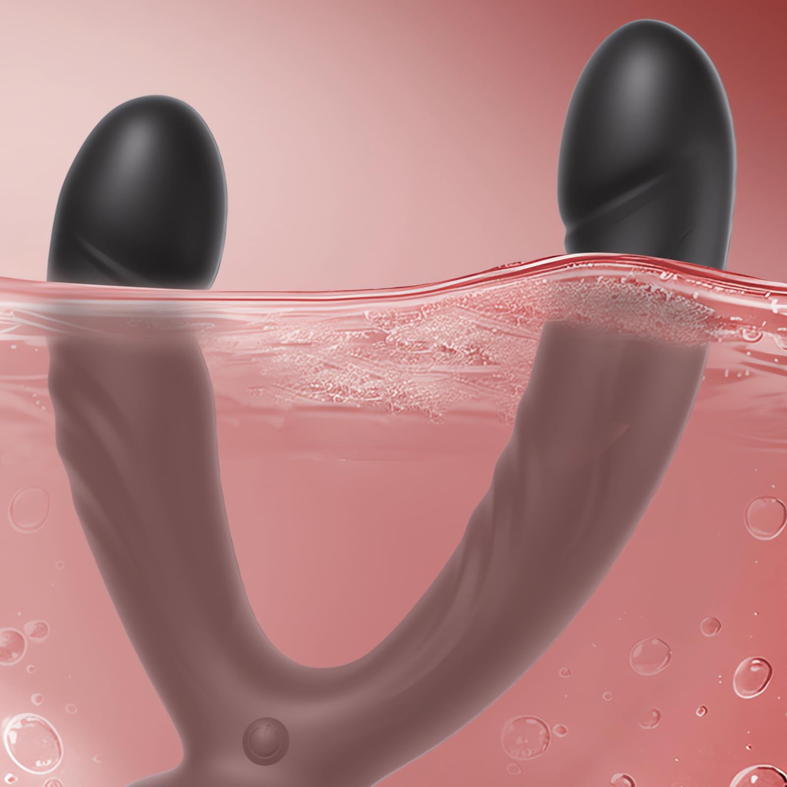 SXOVO Doppio Vibratore Con Telecomando - 10 Livelli Di Vibrazione Per La Stimolazione Del Punto G E Del Clitoride Vibratore In Silicone Liquido Per Coppie, Lesbiche