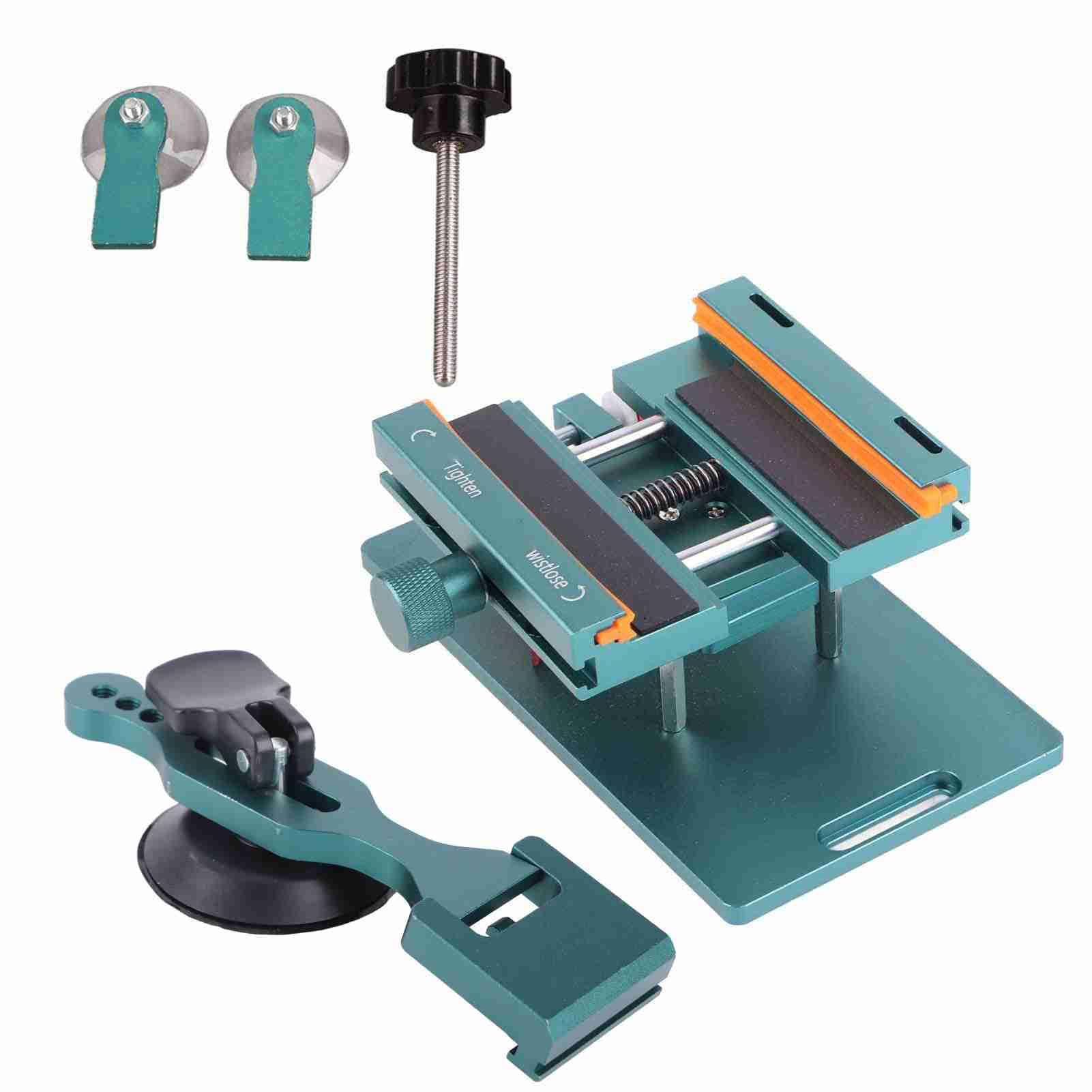 GOWENIC Accesorio de Extracción de Pantalla LCD Giratorio |Abrazadera Ajustable con Ventosa Fuerte para Reparación de Teléfonos, Herramienta Separadora de Cubierta Trasera Universal