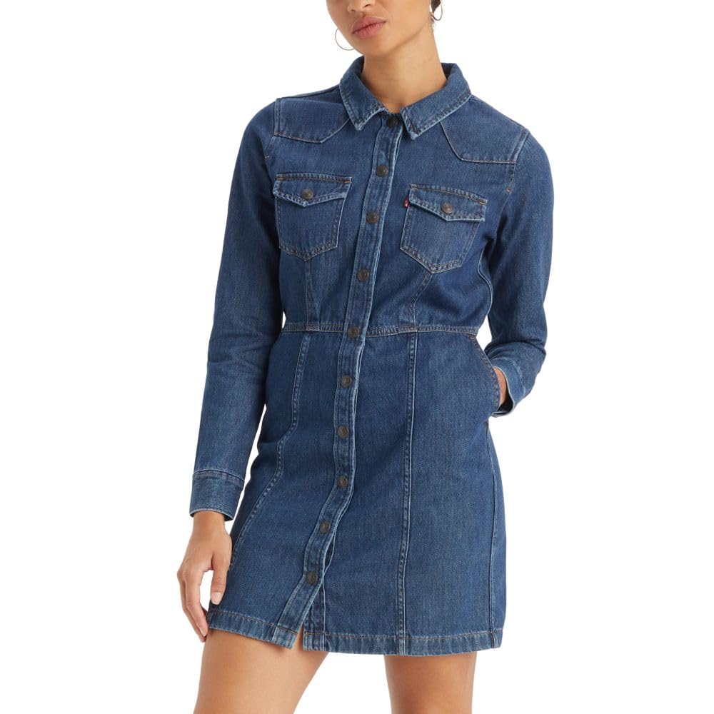 Levi's Womens Flynn Western Core Dress (Also Available in Plus)
