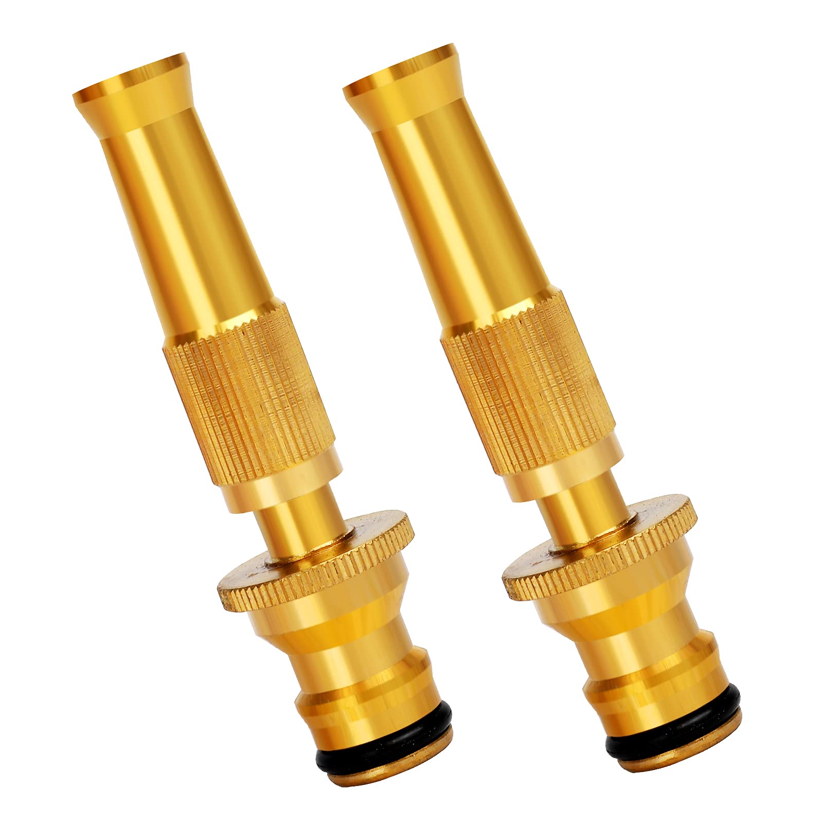 Solid Heavy Duty Brass Garden Hose Nozzle High Pressure Adjustable Sprayer