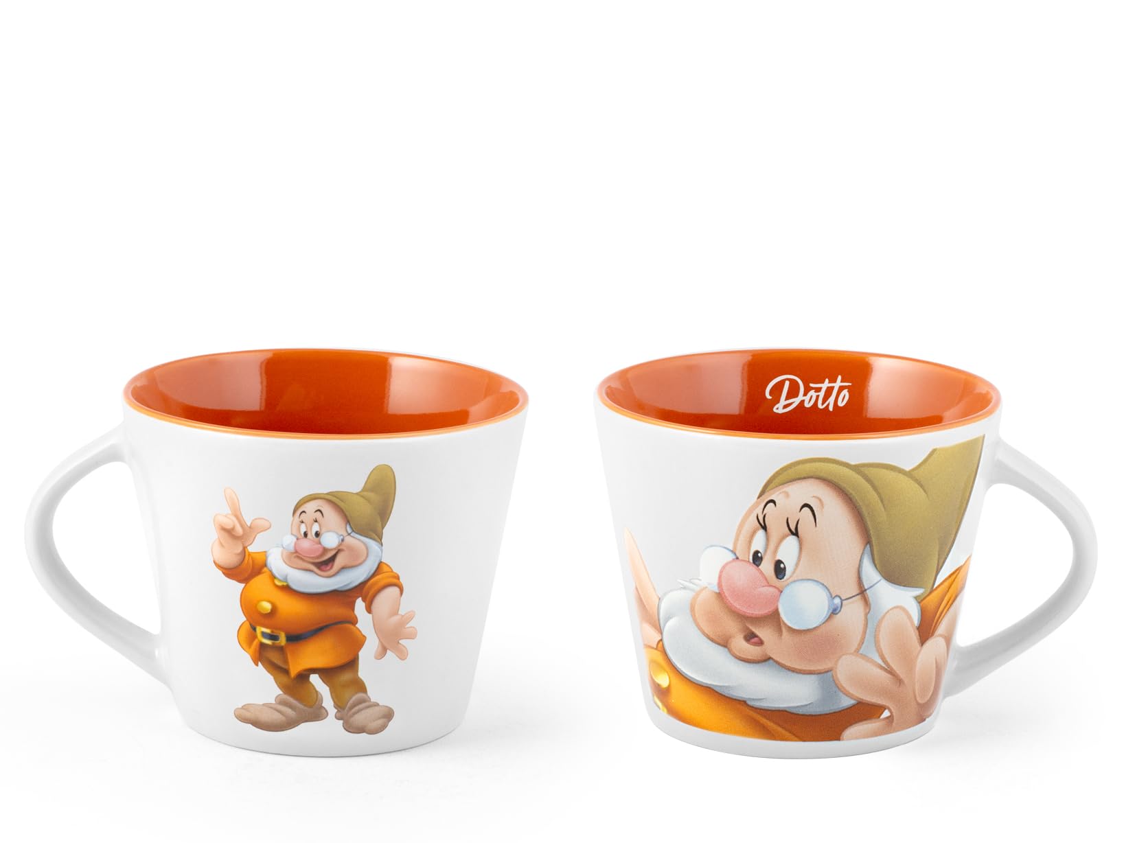 Home Disney- Sette nani, set 12 tazze da te' Sette nani POP, 280 cc, personaggi assortiti, New Bone China, lavabili in lavastoviglie, idonee al microonde