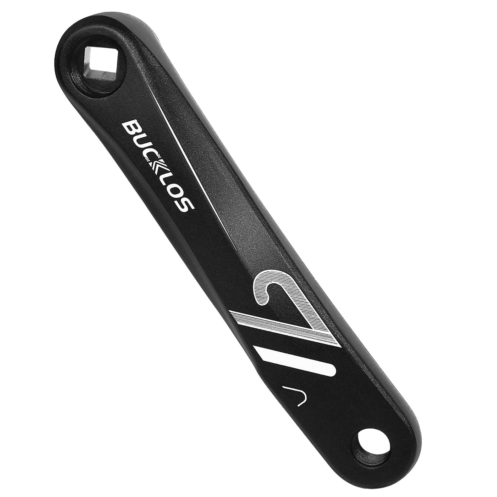 BUCKLOS Ebike Mountain Bike Square/Diamond/Hollow Crank Arm -152MM/170MM/175MM MTB Aluminum Bicycle CrankSet for Electric Bike/Road Bike/Commuter Bike