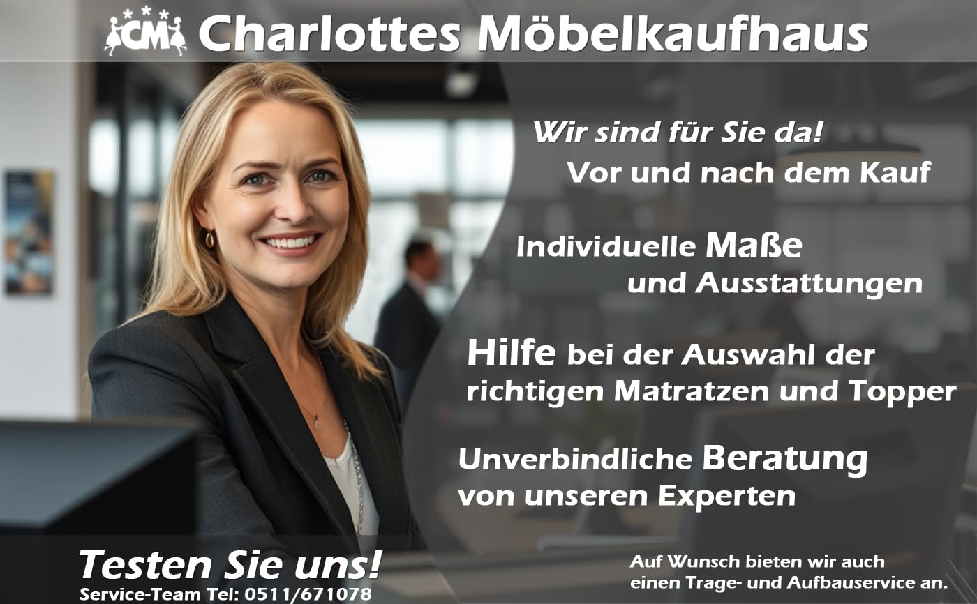 Boxspringbett ROM II elektrisch verstellbar 100x200 cm mit Motor und Kopfteilsteppung nach Wahl. Doppelunterfederung inkl. Matratze und Topper. Härtegrad nach Wahl (Schwarz, 100x200)