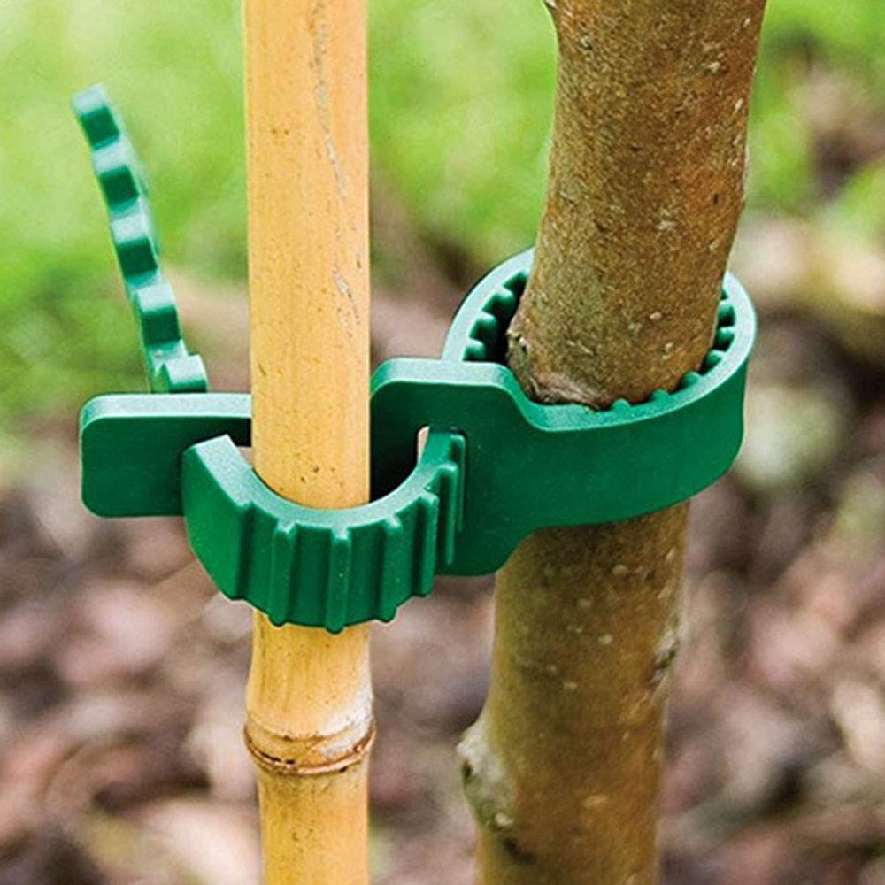 KAHEIGN 10 Pièces À Toute épreuve Attaches Végétales, 35cm Bretelles Ajustables Pour Arbres Liens Pour Plantes De Jardin Interlock Pour Le Support De Rosier Arbustif