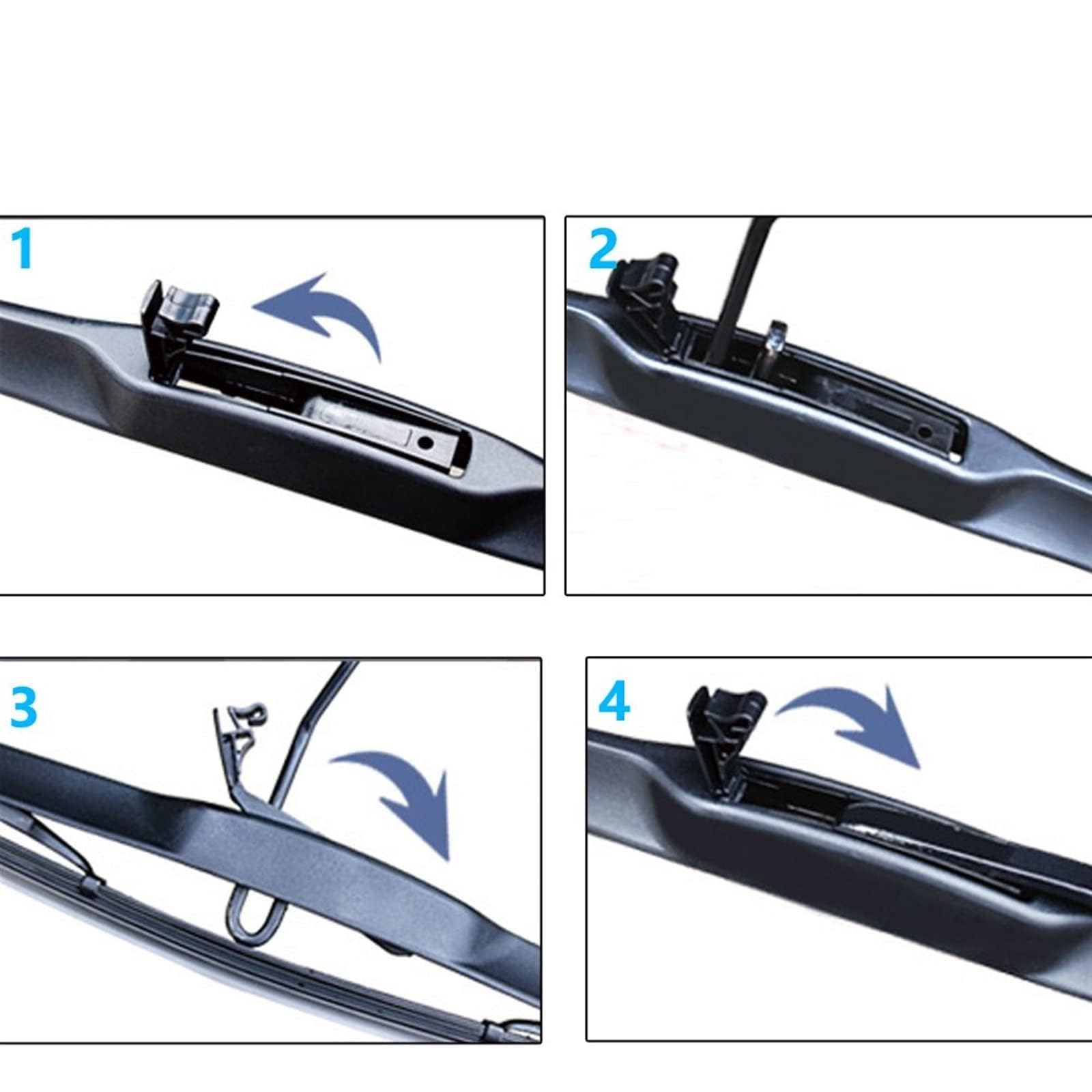 Tergicristallo Parabrezza per JEEP Wrangler JL 2018 2019 2020 Tergicristalli per Parabrezza Ricambio Tergicristalli Lame Accessori,A-01