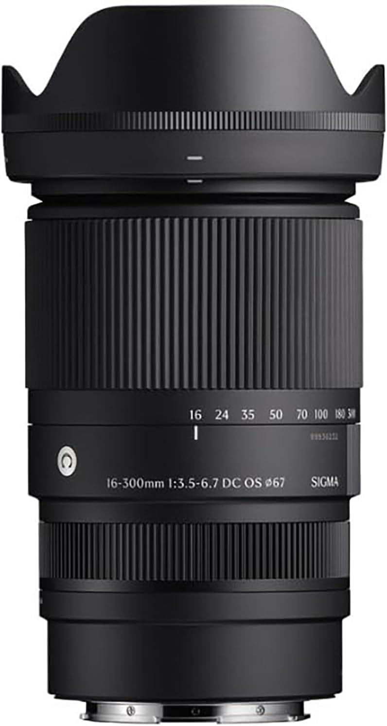 Sigma 16-300mm F3.5-6.7 DC OS Contemporary Lens for Canon RF Mirrorless Cameras Compact All-in-One Zoom with HLA Autofocus, 6-Stop OS2 | Bundle with Deco Gear Accessory Kit | USA Authorized Model