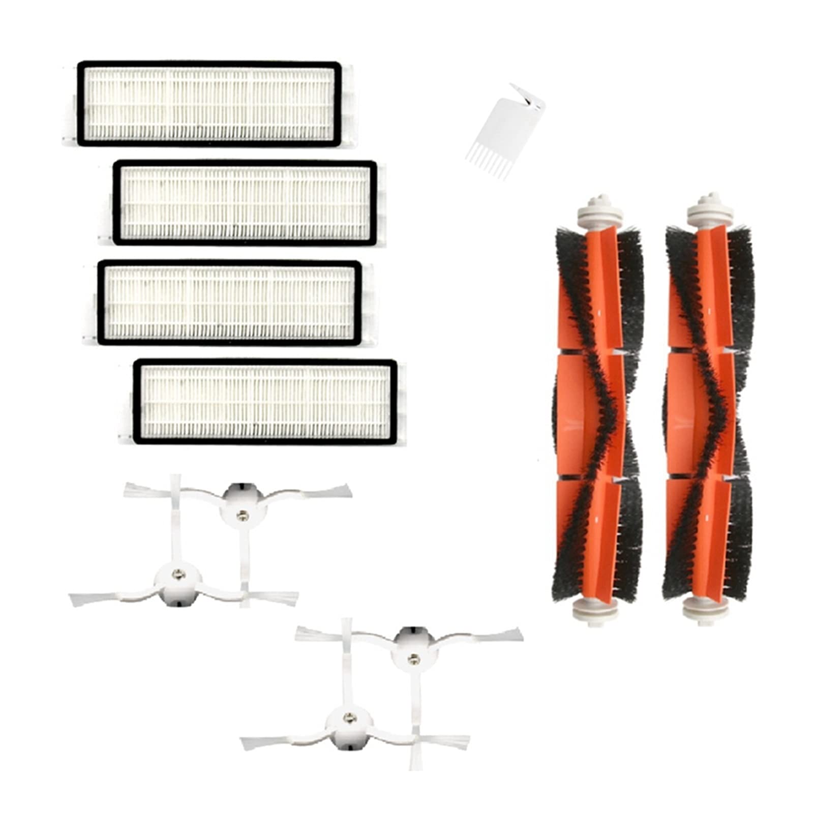 Mi Vacuum Cleaner with Vacuum Cleaner Accessories HEPA Filter Side Brush Main Brush Suitable Fit for Roborock S1