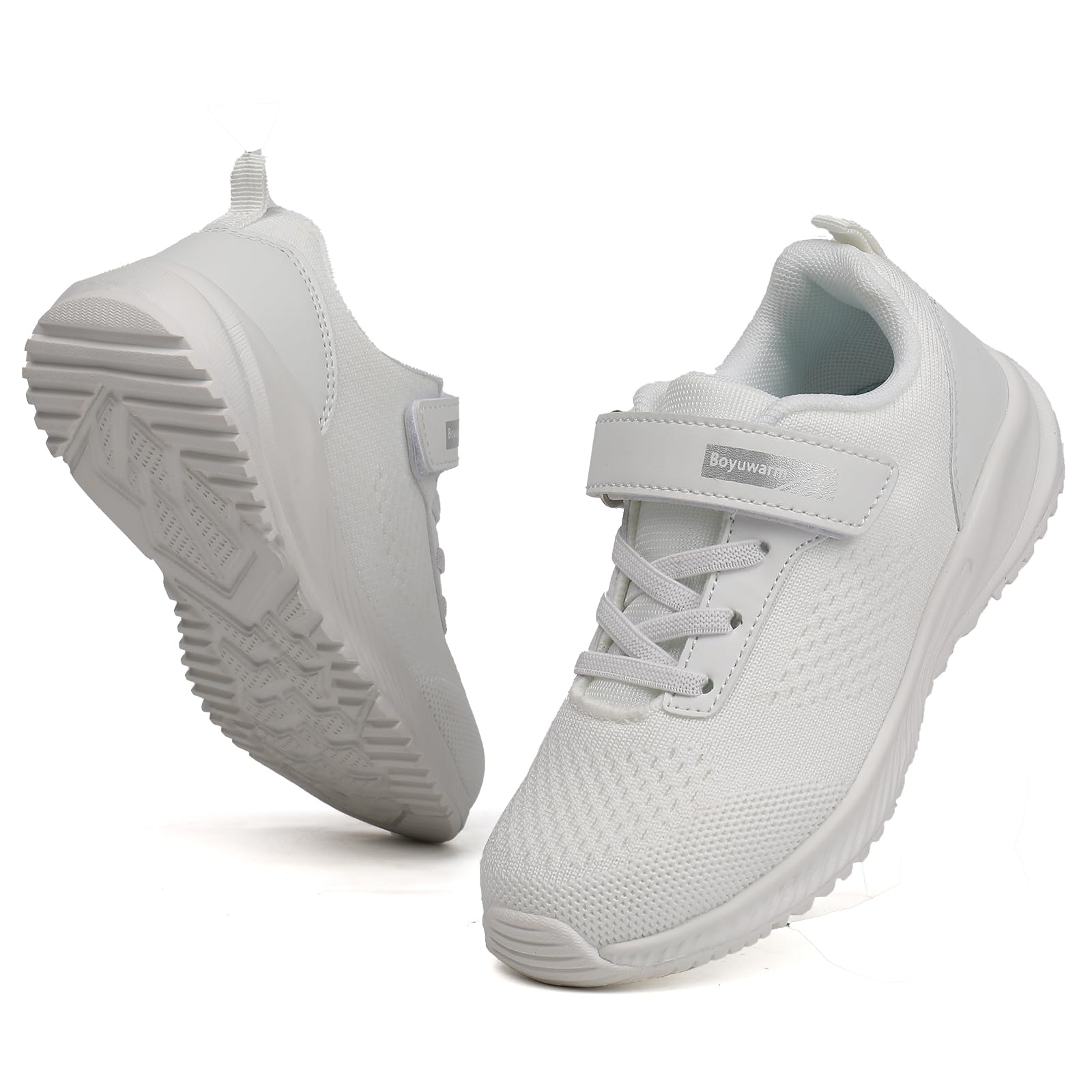 Boyuwarm Kids Athletic Tennis Shoes, Lightweight Running Sneakers, Non-Slip Sport Shoes, Boys Girls