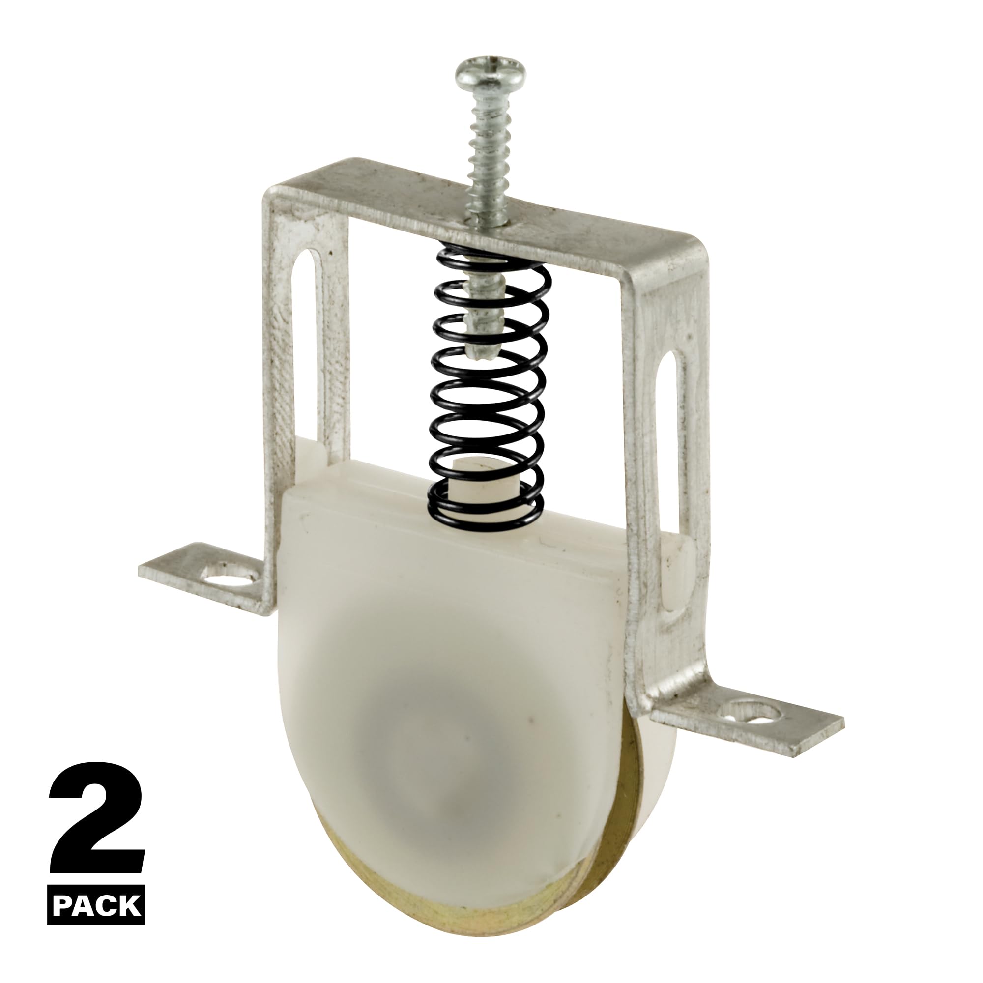 Prime-Line B 617 1 In. Nylon Spring-Loaded Rollers for Sliding