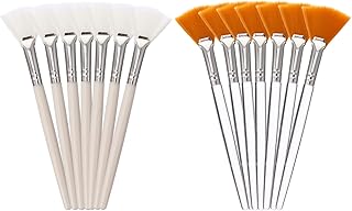 NOLITOY 14pcs Fan-shaped Makeup Brush for Fou...