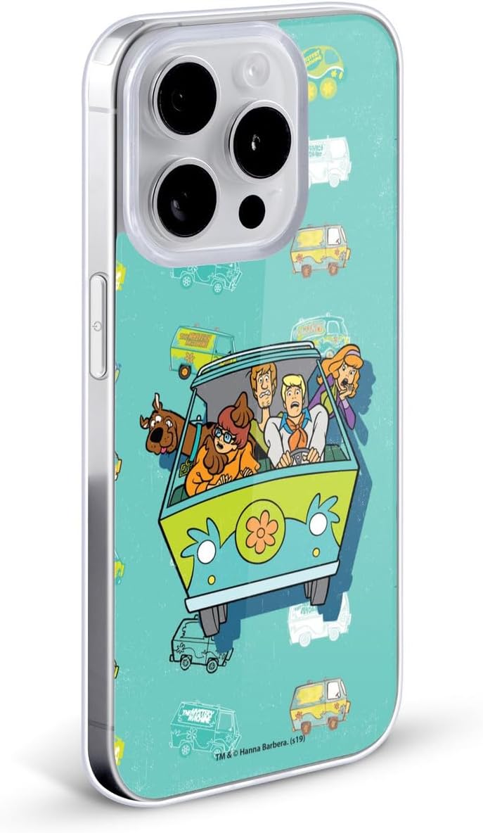 Head Case Designs Officially Licensed Scooby-Doo Mystery Inc. 50th Anniversary Gel Case [Military Grade Protection] Compatible with Apple iPhone 14 and Compatible with MagSafe