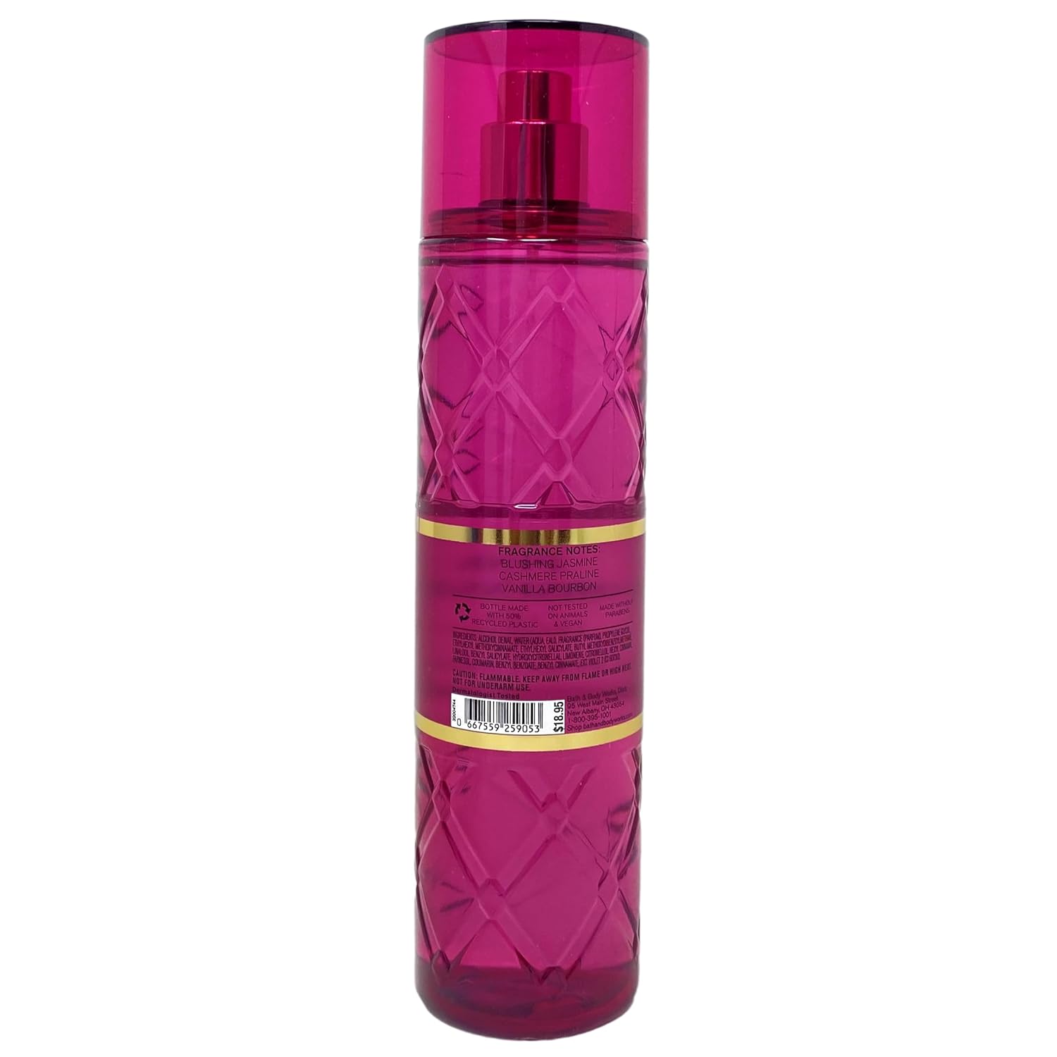 Bath & Body Works Pink Obsessed 3 Pack Fragrance Mist Bundle with an Aloe Vera Bar Soap - Full Size - Image 3