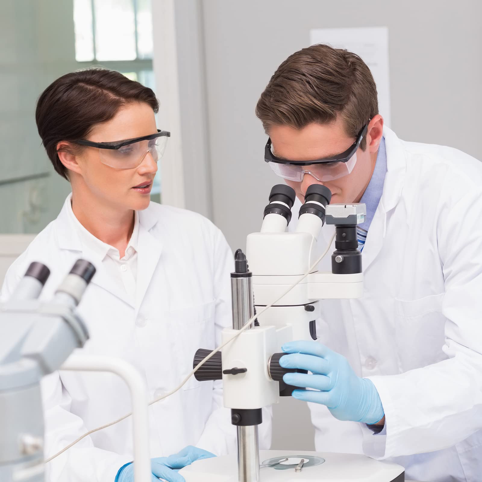 Anti-Beschlag-Schutzbrille für Damen und Herren, schlagfeste Schutzbrille für Labor, Nachtlichtbrille zum Fahren
