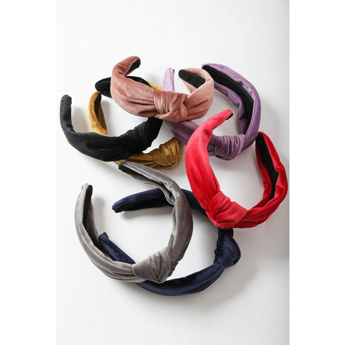Amazon.com : TD Collections women Velvet Turban Twist Knot  display picture 1
